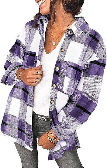 Fashionable wool jacket — plaid, warm, stylish