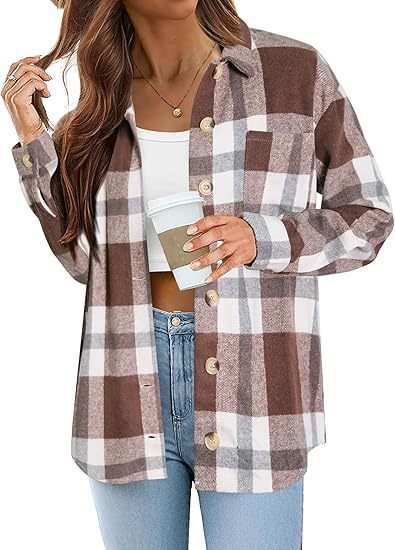 Fashionable wool jacket — plaid, warm, stylish