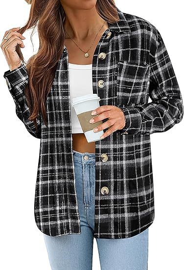 Fashionable wool jacket — plaid, warm, stylish