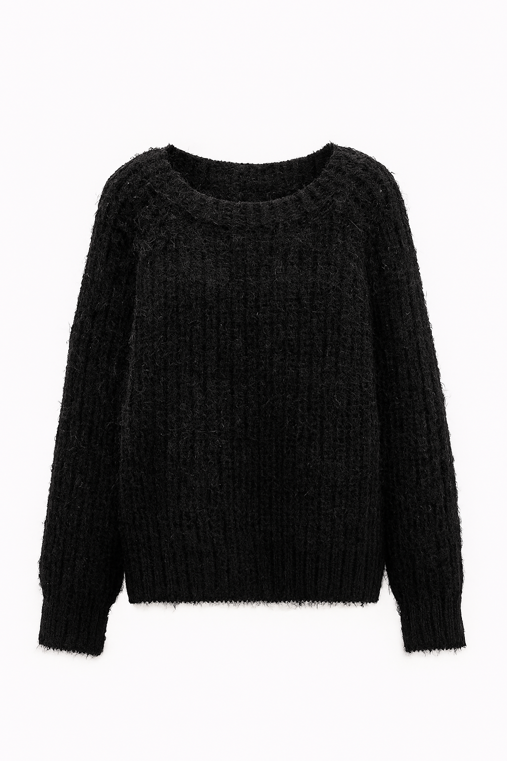 Basic knit sweater — simple, cozy, timeless