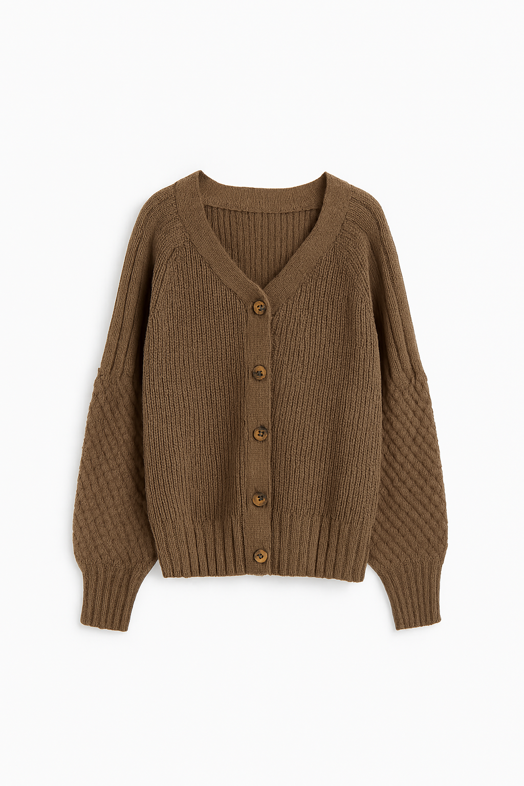Wabenstrick-Cardigan