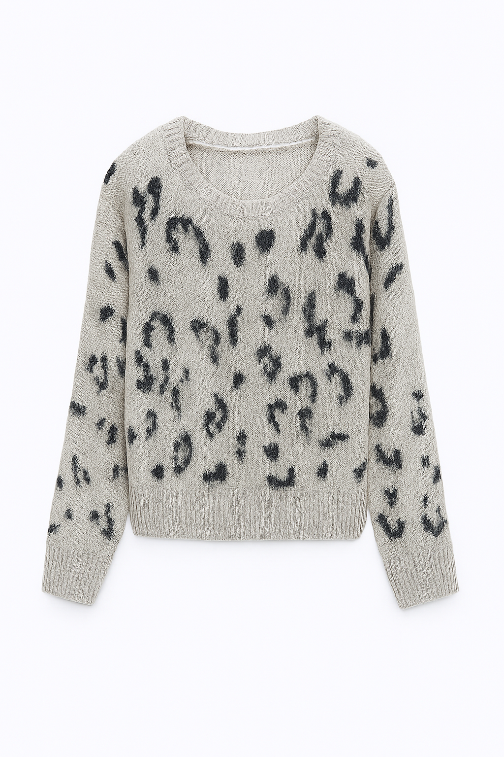 Leopard Strickpullover