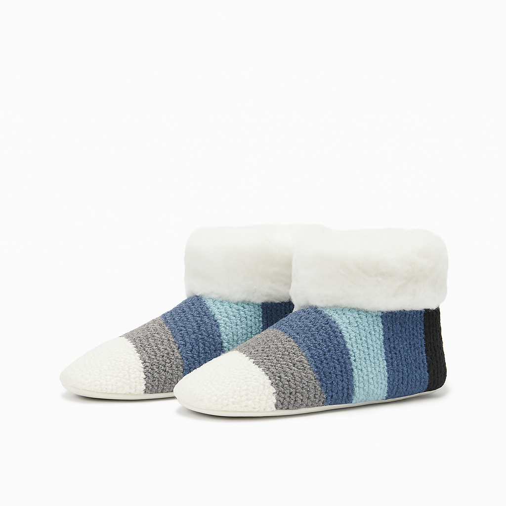 Warm plush socks — cozy, non-slip, stylish for winter