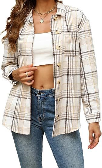 Fashionable wool jacket — plaid, warm, stylish