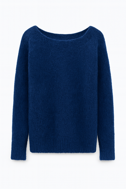 Basic knit sweater — simple, cozy, timeless