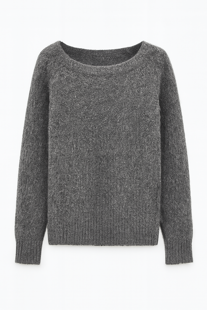 Basic knit sweater — simple, cozy, timeless