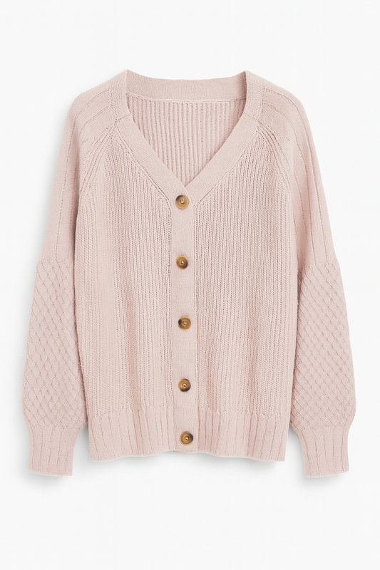 Wabenstrick-Cardigan