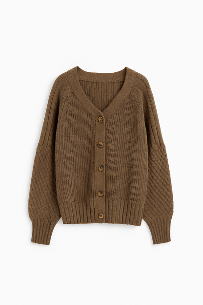 Wabenstrick-Cardigan